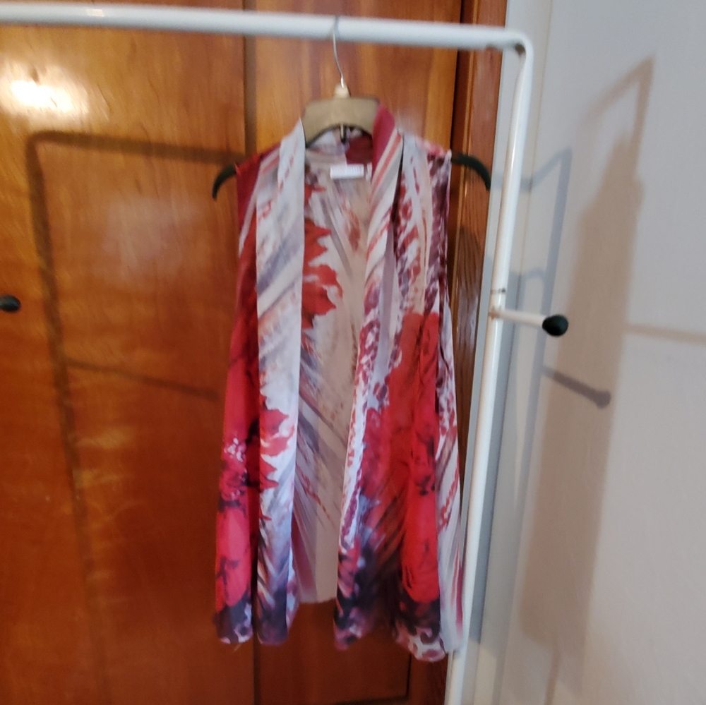Sheer over blouse